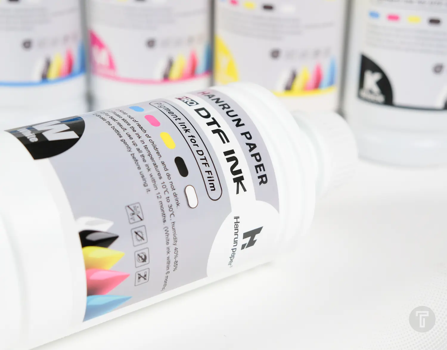 Dtf inkt premium cmyk white